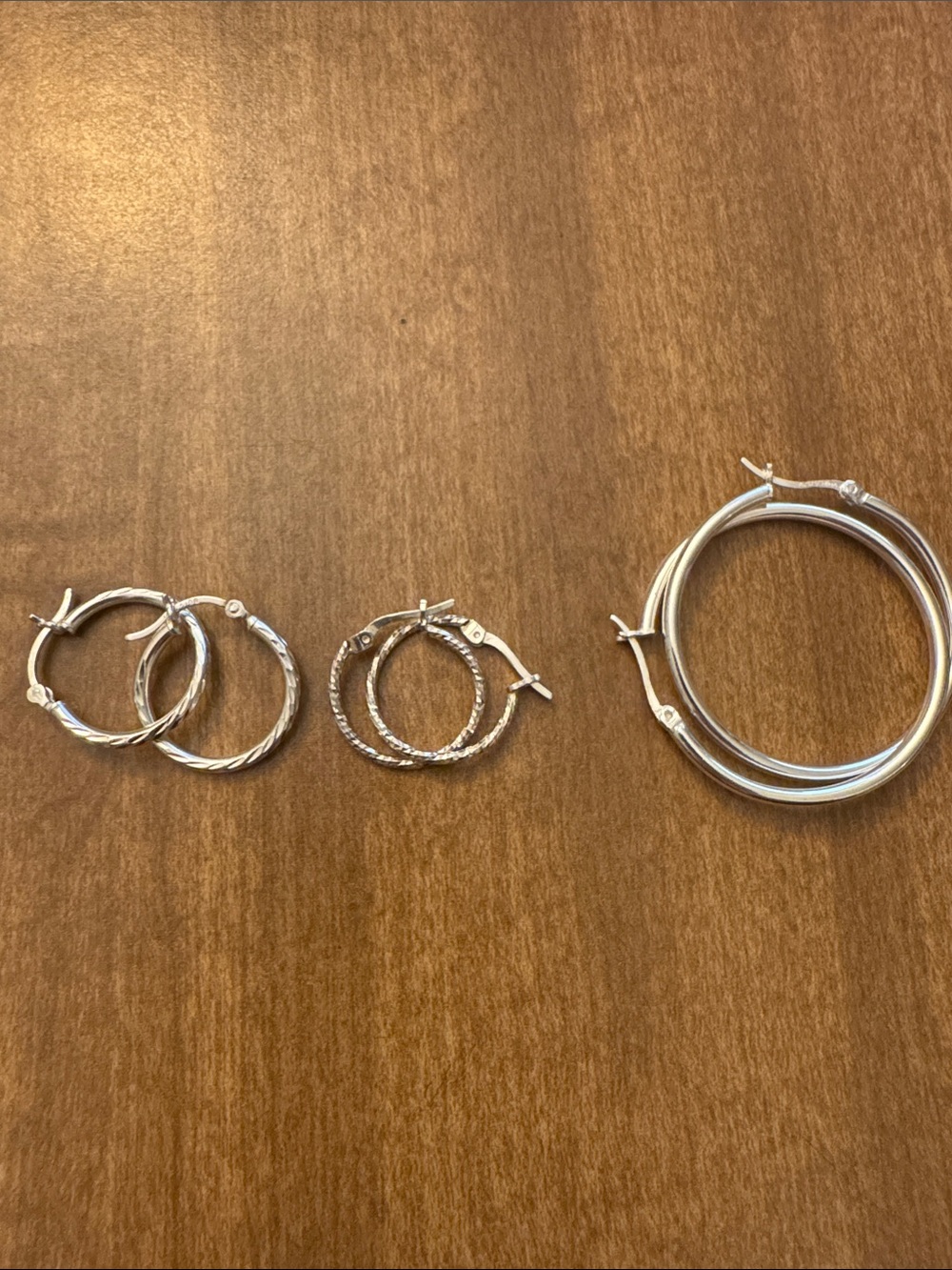Sterling Silver 925 Hoop earrings